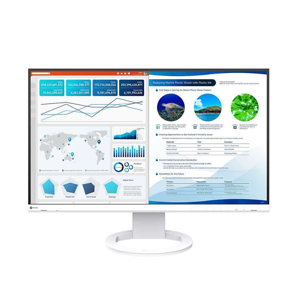 EIZO FlexScan EV2740S-WT
