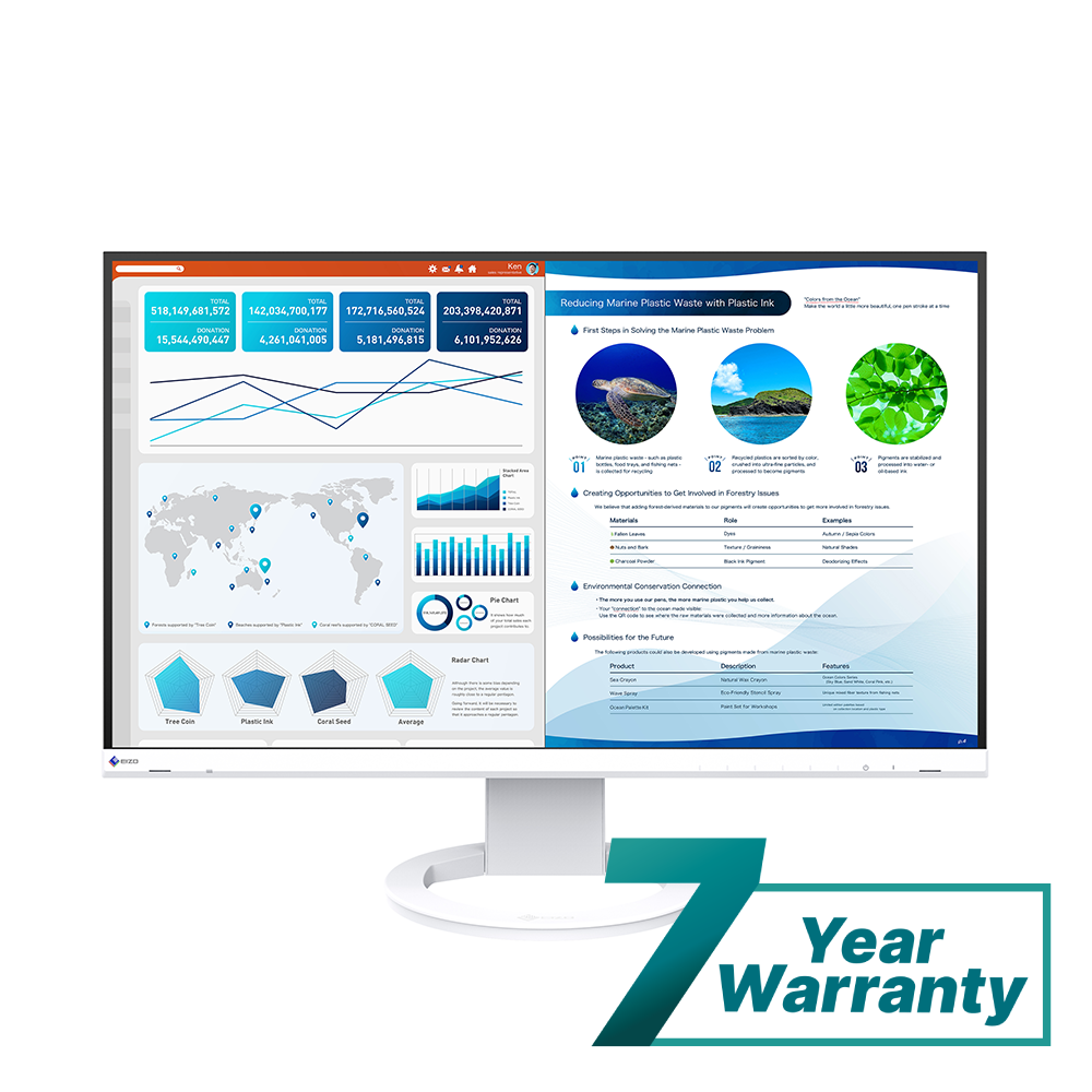 EIZO FlexScan EV2740S-WT