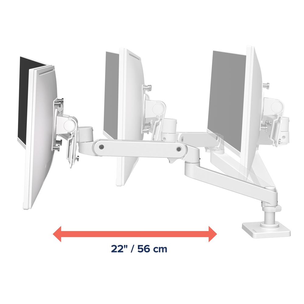 Ergotron LX Pro Desk Dual Direct Arm White (45-684-290) – ramię do monitorów