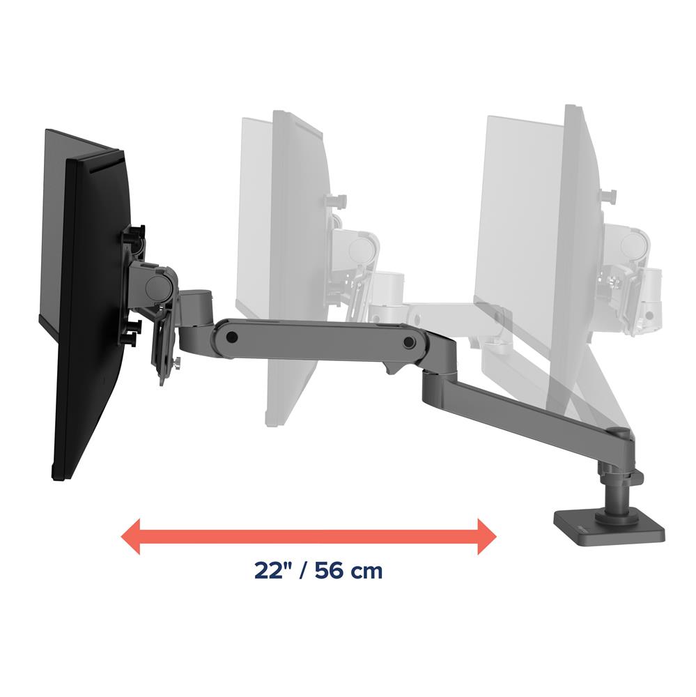 Ergotron LX Pro Desk Dual Direct Arm Dark Grey (45-684-293) – ramię do monitorów