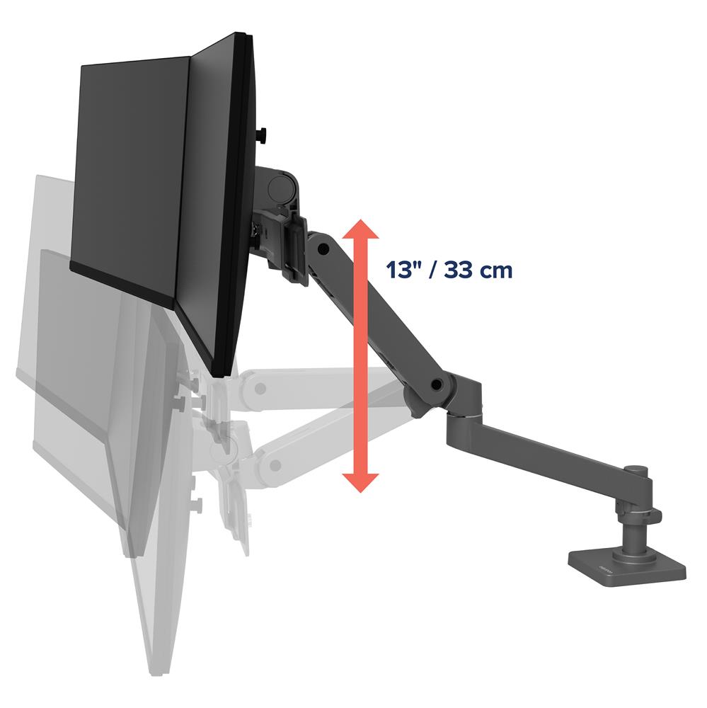 Ergotron LX Pro Desk Dual Direct Arm Dark Grey (45-684-293) – ramię do monitorów