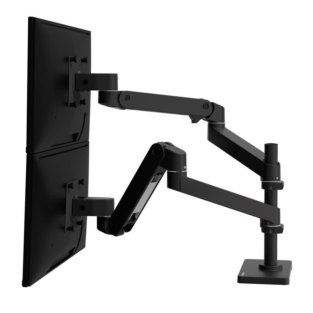 Ergotron LX Pro Dual Stacking Arm Black (45-690-292) – ramię do monitorów
