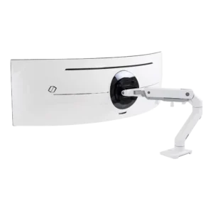 Ergotron HX Desk Monitor Arm with HD Pivot White (45-647-216) – ramię do ciężkich monitorów zakrzywionych do 49"