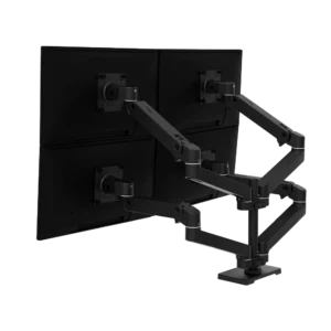 Ergotron LX Pro Desk Quad Arm Black – ramię do 4 monitorów