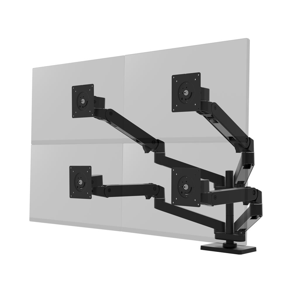 Ergotron LX Pro Desk Quad Arm Black – ramię do 4 monitorów
