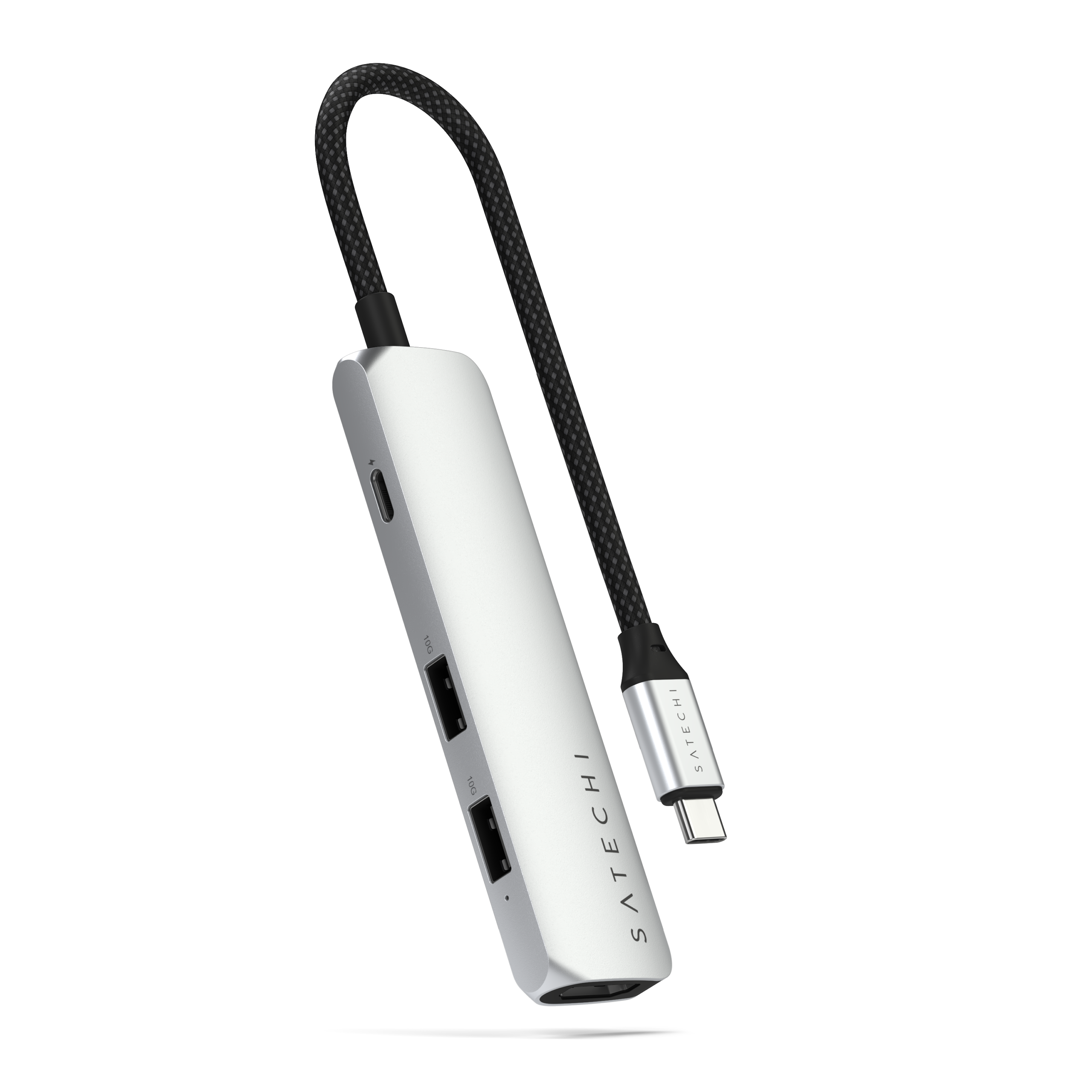 Satechi Adapter USB-C 4w1 z HDMI 4K (Silver)