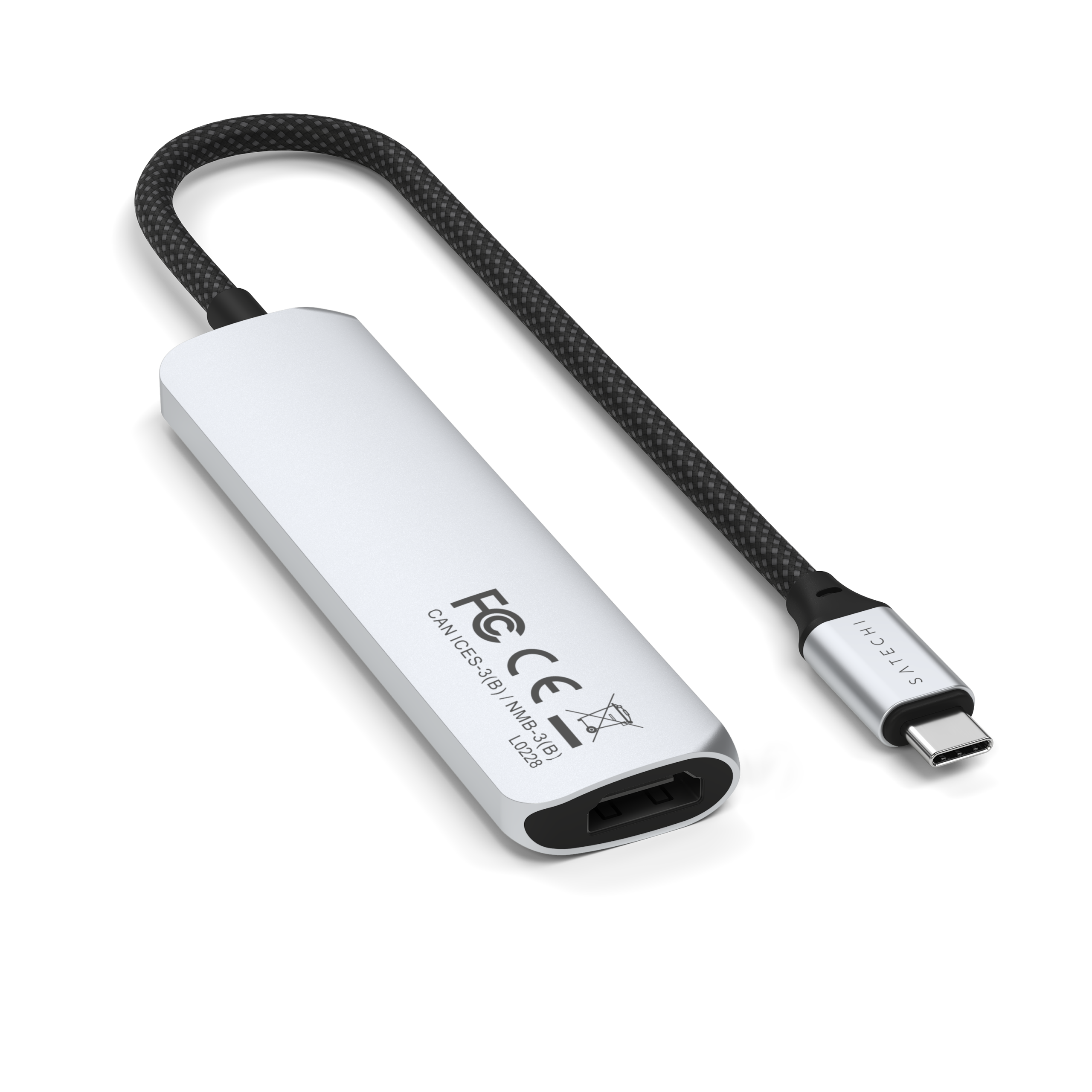 Satechi Adapter USB-C 4w1 z HDMI 4K (Silver)