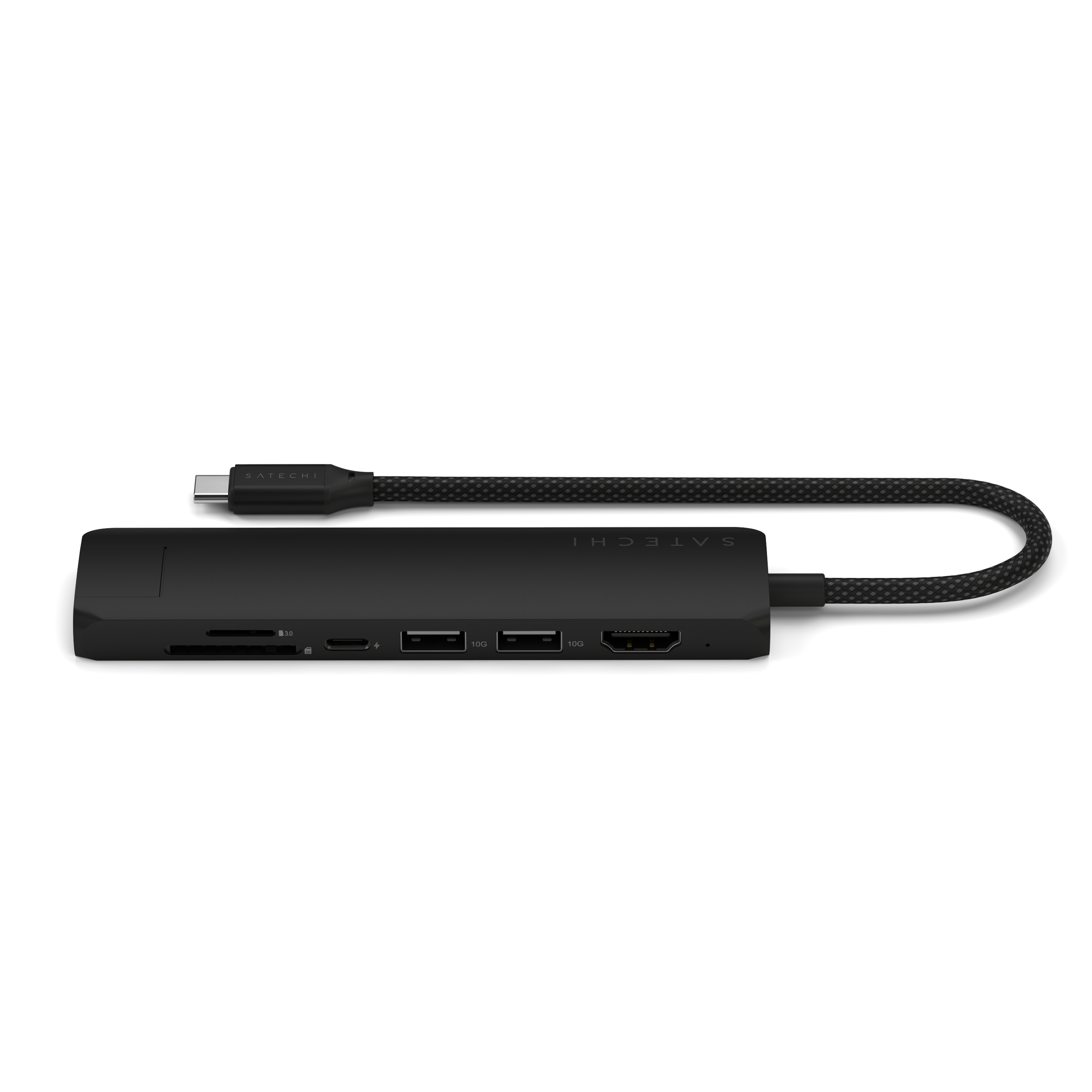 Satechi Adapter USB-C 7w1 z HDMI 4K i Ethernet (Black)