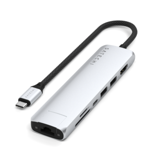 Satechi Adapter USB-C 7w1 z HDMI 4K i Ethernet (Silver)