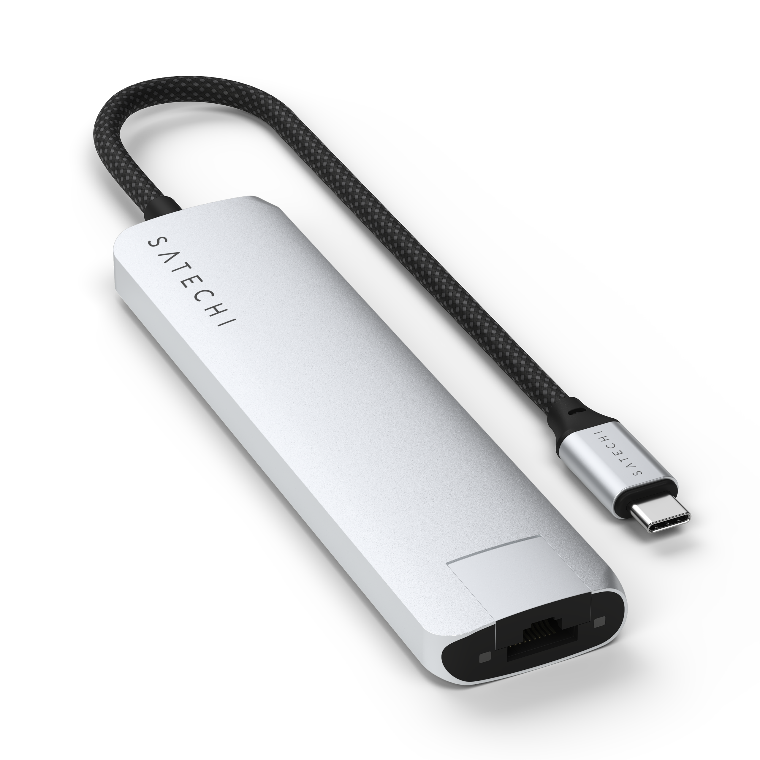 Satechi Adapter USB-C 7w1 z HDMI 4K i Ethernet (Silver)