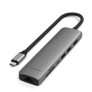 Satechi Adapter USB-C 7w1 z HDMI 4K i Ethernet (Space Gray)